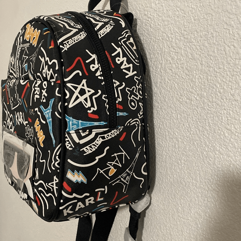 Karl Lagerfeld Multicolor Logo Print Mini Backpack KARL LAGERFELD PARIS Maybelle Mini Backpack - Macy main image 3