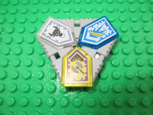 Lego 1x 27255 Hexagonal Rotor mit Fliese 22385 Nexo Knights Set 70365 (210722A)