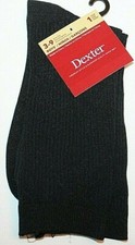 Dexter Boys' Black Socks 1 Pair Shoe Size 3-9