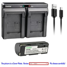 Kastar Battery Dual USB Charger for NP-80  Fujifilm FinePix 4900Z FinePix 6800Z