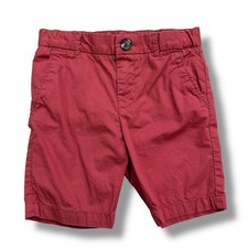 H M Size 3-4Y Lightweight Adjustable Waist Khaki Shorts, Red