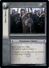 LOTR CCG 1x  Great Shield - 1C107 - Foil Near Mint Fellowship of the Rings