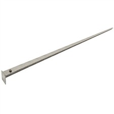 1M EARTH STAKE - Galvanised Metal Electric Fencing Rod Battery Energiser 12v