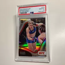 Manon Fiorot 2022 Panini Select UFC Octagonside Silver Prizm Card #204 PSA 10