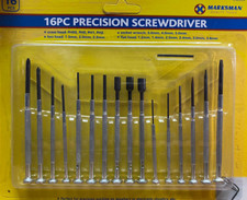 16 PIECE MICRO PRECISION SCREWDRIVER SET MULTI PURPOSE JEWELLERY CRAFT ELECTRONC