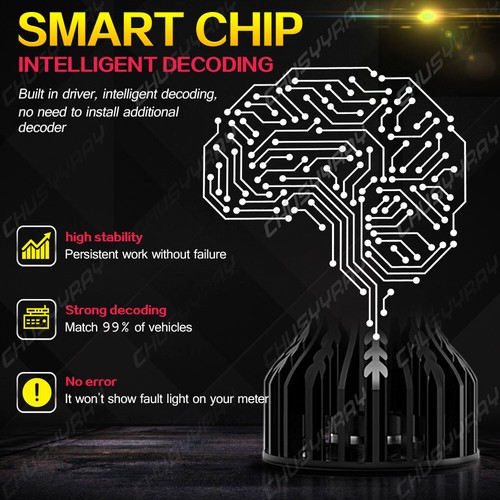 LED Headlight Bulbs White Fit Peterbilt 330 335 325 337 340 348 382 384 386 387 - 第 10/12 張圖片