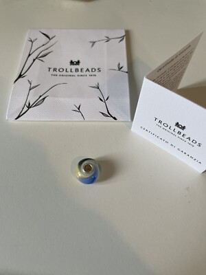 Trollbeads glass charm bead Serenity Shades UK