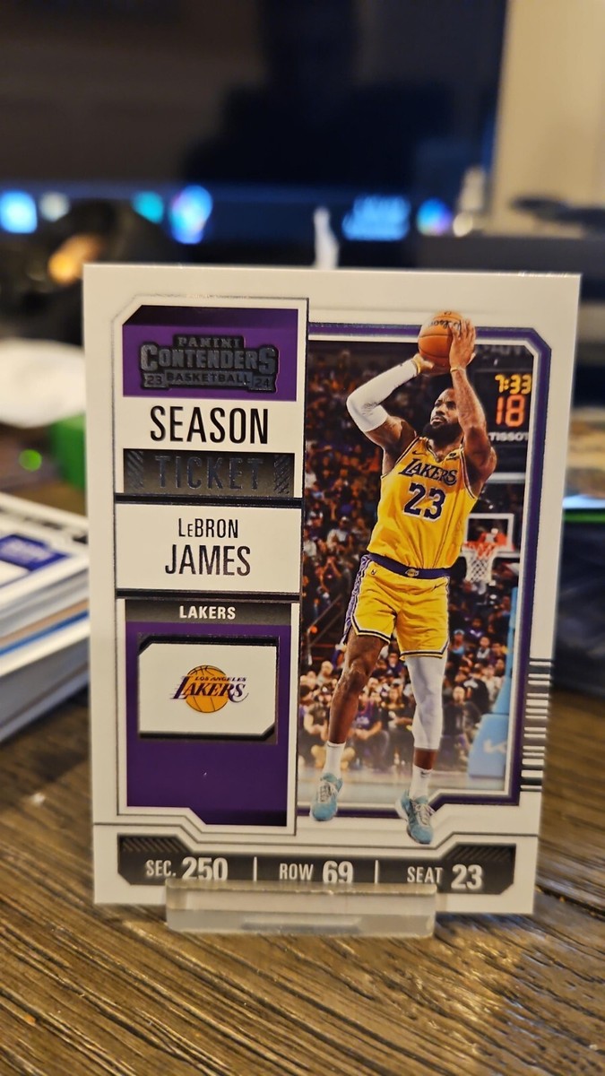 Panini Contenders LeBron James 25枚限定 カード 2023-24 Panini Contenders LeBron James Season Ticket Los Angeles