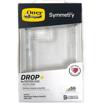 OtterBox Symmetry Series Case for Samsung Galaxy Note20 Ultra 5G Clear  UltraThin