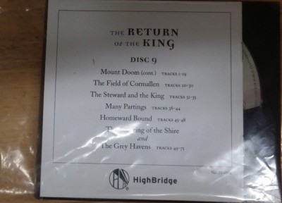 The Complete Lord of the Rings Trilogy (9 Highbridge audio CDs) 