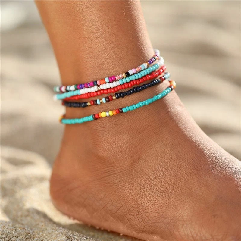 Beads on sale leg chain