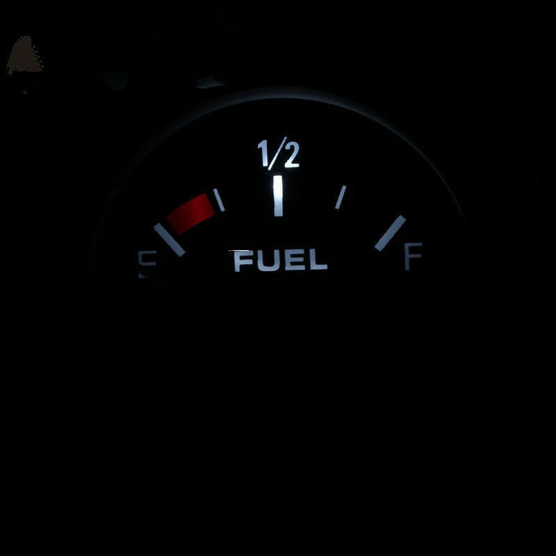 2" 52mm Car Fuel Level Gauge Meter w/ Fuel Sensor E-1/2-F Pointer 12V Universal - Image 4 of 4