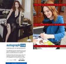 Julianne Moore signed Autographed 8x10 Photo PROOF b Hot SEXIEST Dress ACOA COA