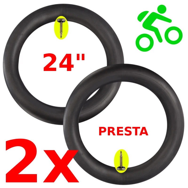 2x CHAMBRE A AIR 24 x 1.75 2.00
