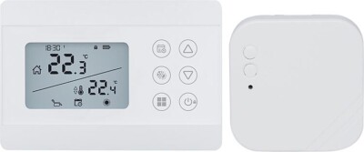 Imit Funkraumthermostat Digital Silver Typ CR/RF S