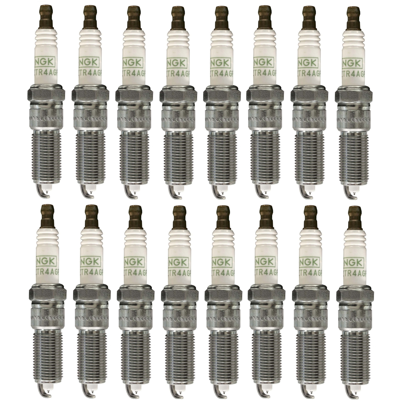 For Chrysler Dodge Jeep Set of 16 Pre-Gapped Spark Plugs NGK LZTR5AGP/3381