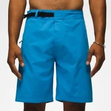 Prana Swim Mens 30 x 8" Rock Shock Boardshort Tide Pool Blue