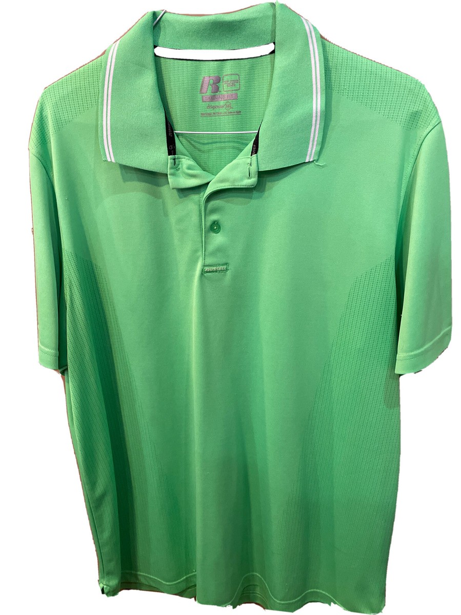 russell dri fit polo