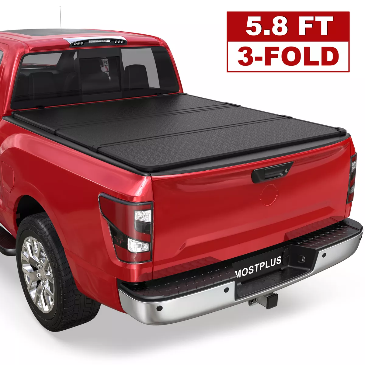 Tri Fold 5.7FT 5.8FT Hard Truck Bed Tonneau Cover For 2017 2023