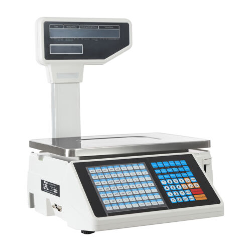 Scale Label Printing Scale Commercial Food Scale Receipt Printer 30kg/66.14 lbs - Picture 12 of 24