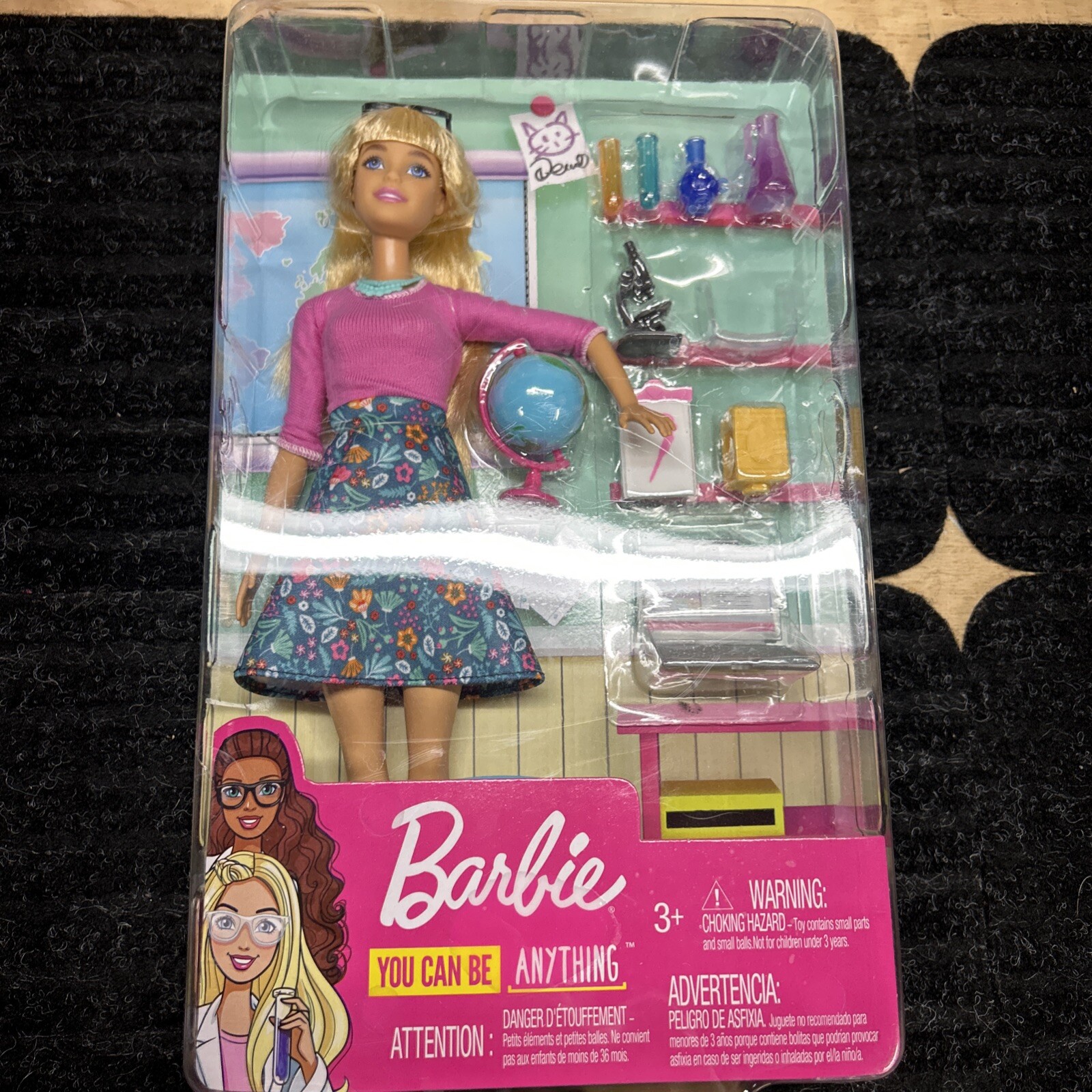 Mattel Barbie You Can Be Anything Teacher Science/Lab Doll Playset NEW 2018 Doll