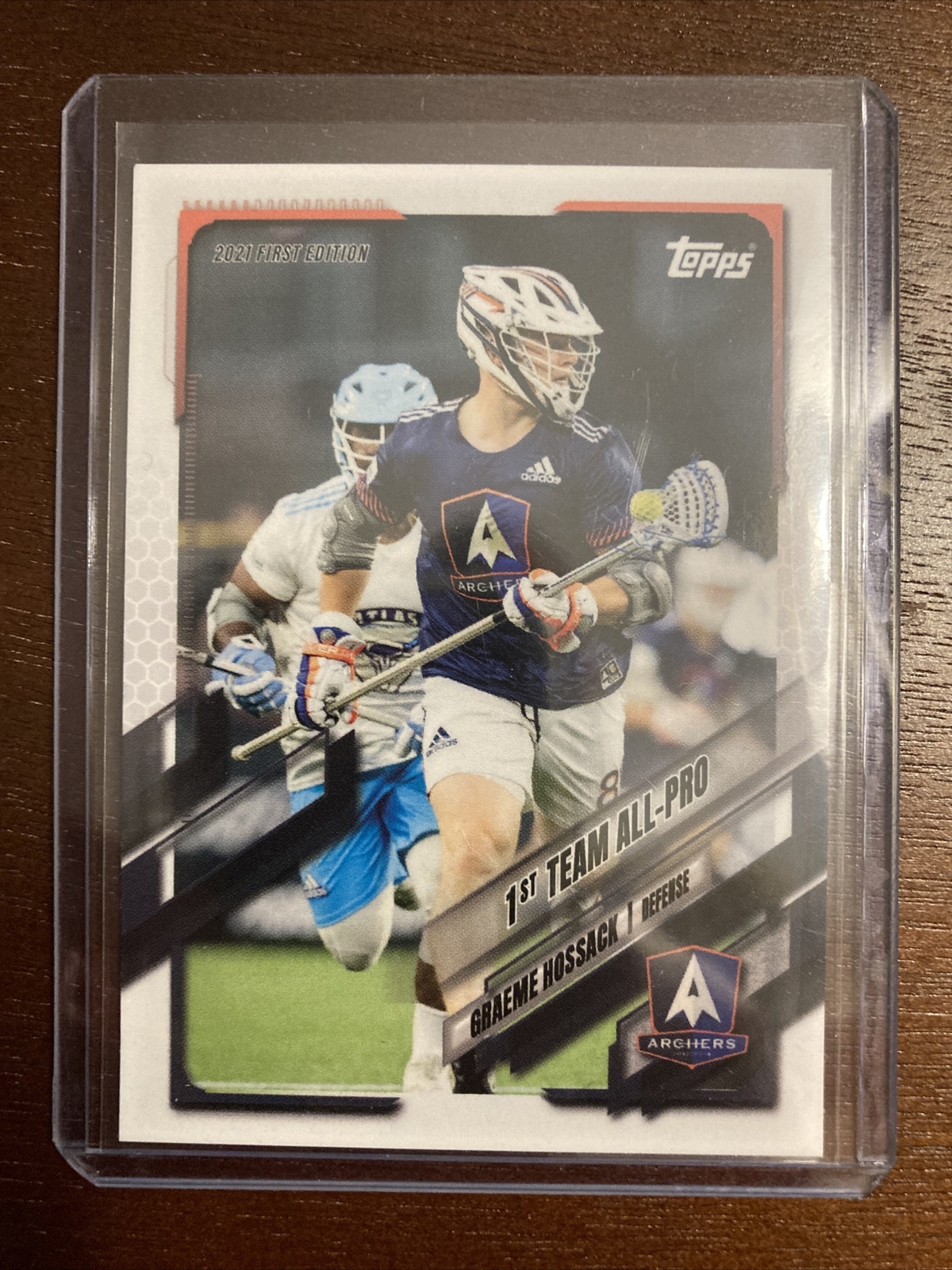 2021 Topps PLL Lacrosse GRAEME HOSSACK, Card 37, 1st Team AllPro 🥍🔥