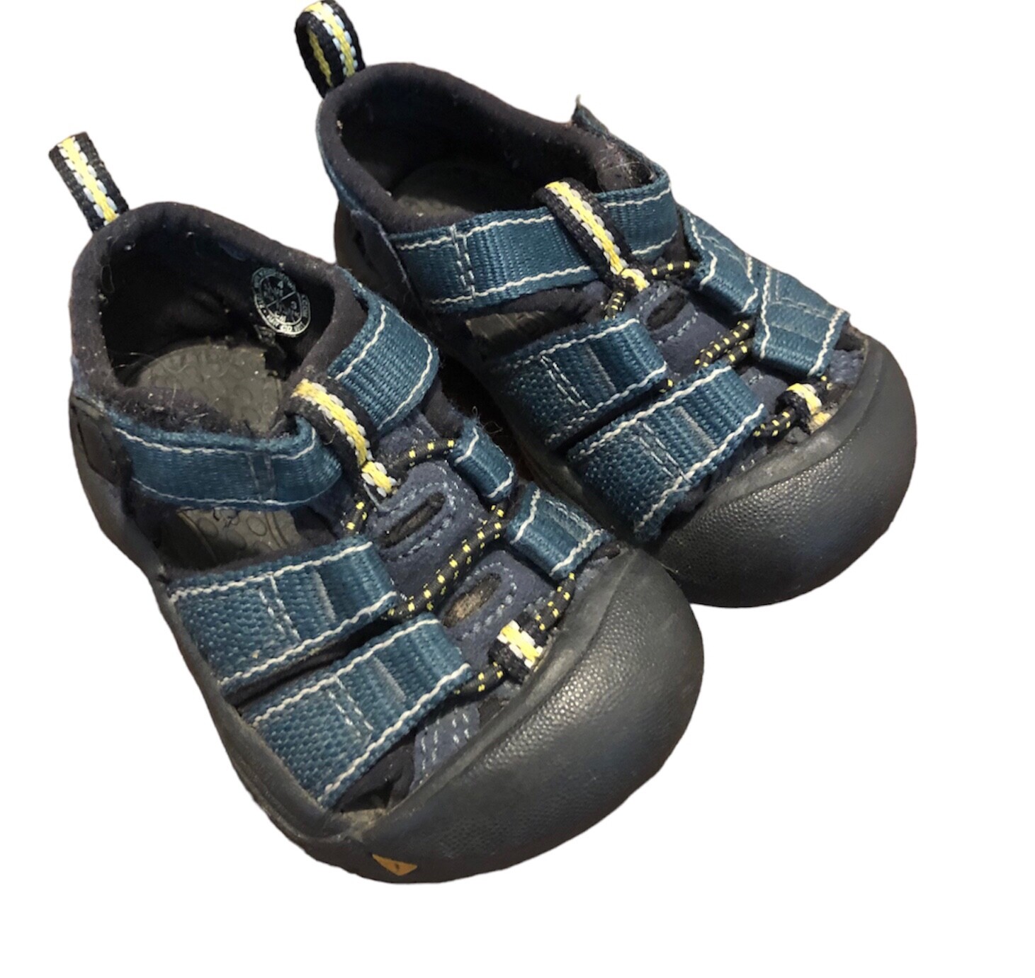 Sandali sportivi impermeabili KEEN bambini Newport H2 scarpe blu per bambini taglia 4