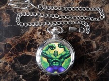 THE HULK POCKET WATCH WITH CHAIN