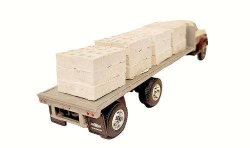 DCP, Penjoy, Ertl , Winross 1/64 truck loads Real Conctete Blocks Stacks - Picture 3 of 6