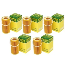 For Volvo C30 C70 S40 S60 V50 V60 XC60 XC70 Set of 5 Engine Oil Filters OEM