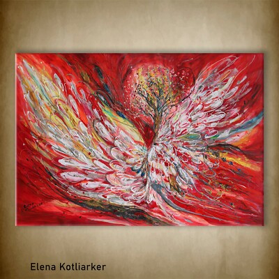 Abstract spiritual print from my original painting for huge wall decor