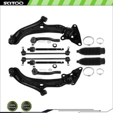 Front Lower Control Arm w Ball Joints Suspension Tie Rod For 2009-2013 Honda Fit