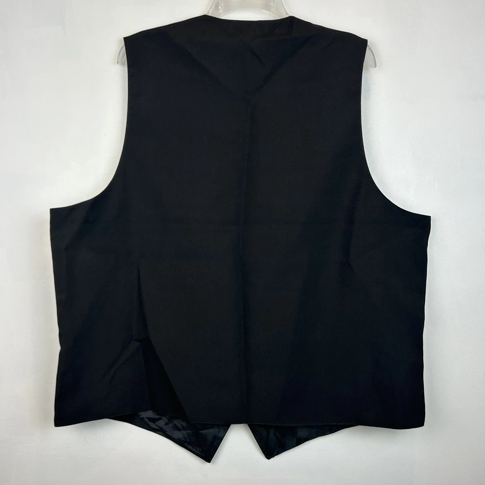 Golf Vest Men XL Black Formal Golf Logo Embroidery Neil Allyn Water Repellent - Image 2 of 4