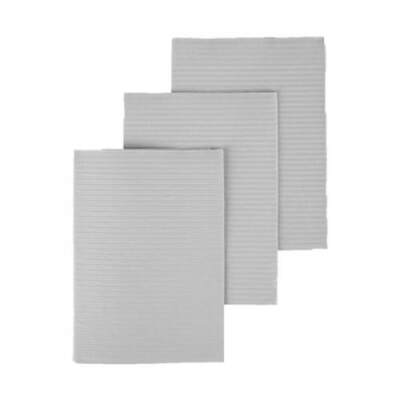 Dry-Back Plus Medicom Silver Gray 13''x18'' 3 ply Paper/1 ply
