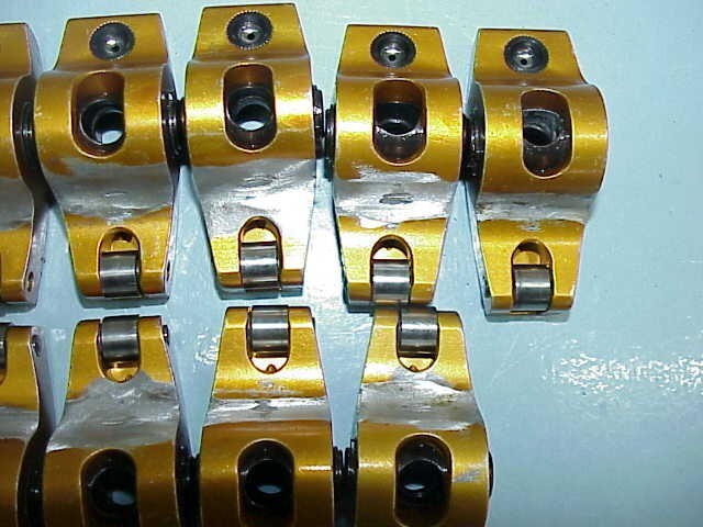 15 Crane Gold Aluminum 1.50 Ratio Roller Rockers Arms for SB Chevy ...