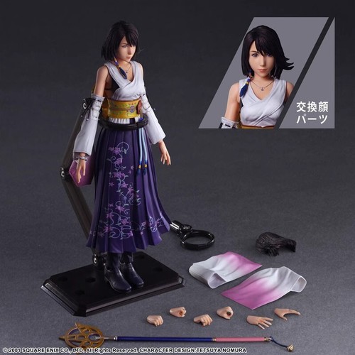 Square Enix Play Arts Kai Final Fantasy X Yuna 10" Action Figure Official No Box - Picture 9 of 15