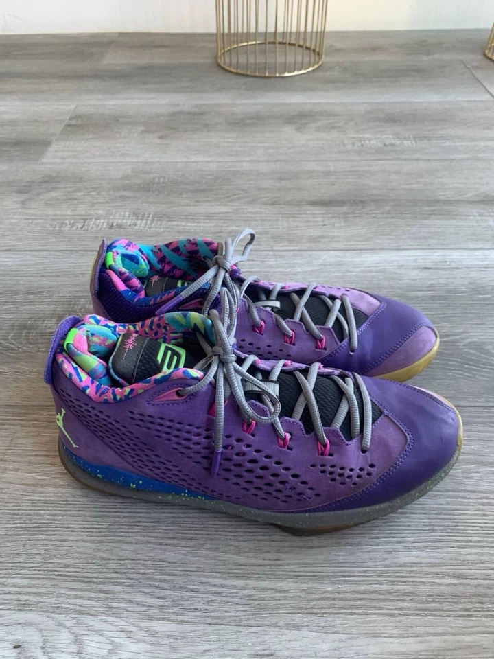 Jordan CP3.VII Court púrpura 2013 616805-506 para hombre talla 10 Foto 3 de 4