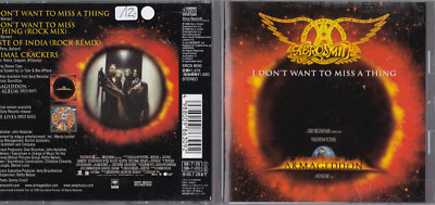 Aerosmith ‎-I Don't Want To Miss A Thing- CDEP Japan Pressung