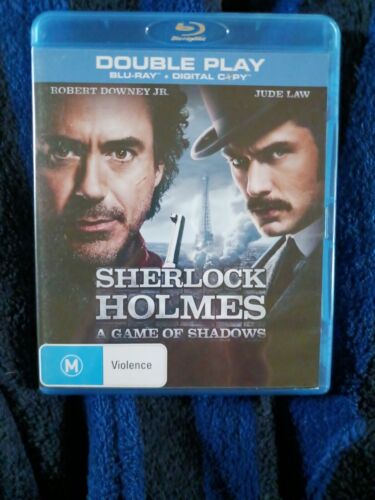 Sherlock Holmes - A Game of Shadows Blu-Ray Region B No Digital Free Post  - Picture 1 of 3