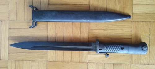 * Germany - Norway * RARE CONVERTED M1884/98 III US FIGHTING KNIFE RADAR NUMBER - Picture 3 of 13