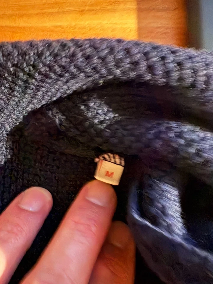 Blaues Strick Sakko von Altea - Bild 3 von 4