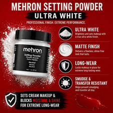 Mehron Makeup Setting Powder 1 oz Neutral - Free Shipping