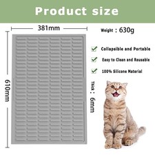 Durable Non-Slip Cat Litter Mat Suitable for Litter Box Area  Floor Protection