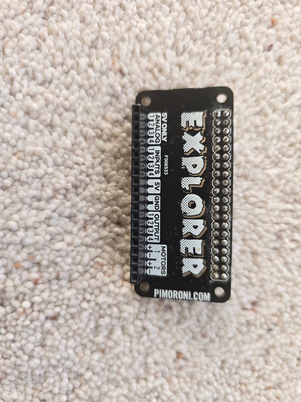 Pimoroni raspberry pi zero explorer hat