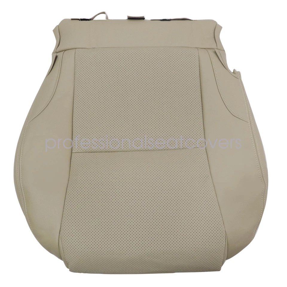 For Lexus IS250 IS350 2006-2013 Front Driver Bottom & Top Leather Seat Cover Tan - Image 4 of 4