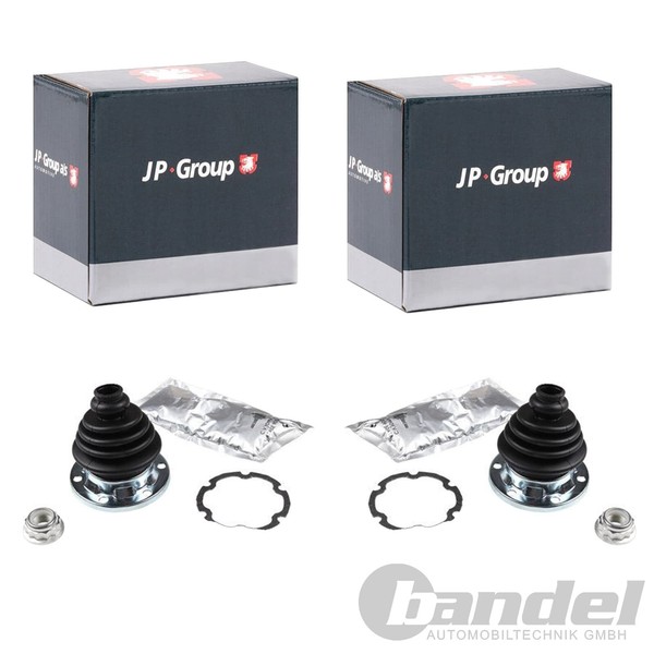 2X Jp Group Achsmanschette Satz Getriebeseitig Passend FüR Audi A3 Seat Leon Tol-image