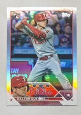 2023 Topps Series 2 - Dalton Guthrie #398 Rainbow Foil (RC)