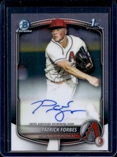 2025 Bowman Draft Patrick Forbes Chrome Auto 1st Prospect #CPA-PF Diamondbacks