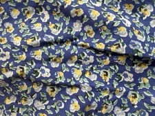 Laura Ashley Blue Floral Single King Quilted Pillow Sham