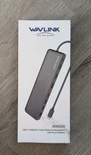 NUOVO 12in1 USB C Triple Display Docking Station MultiAdattatore 4 Win./Mac,SCATOLA APERTA 